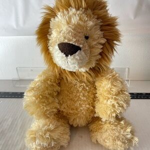 Cuddly Lion Plush Toy - Cream and Brown